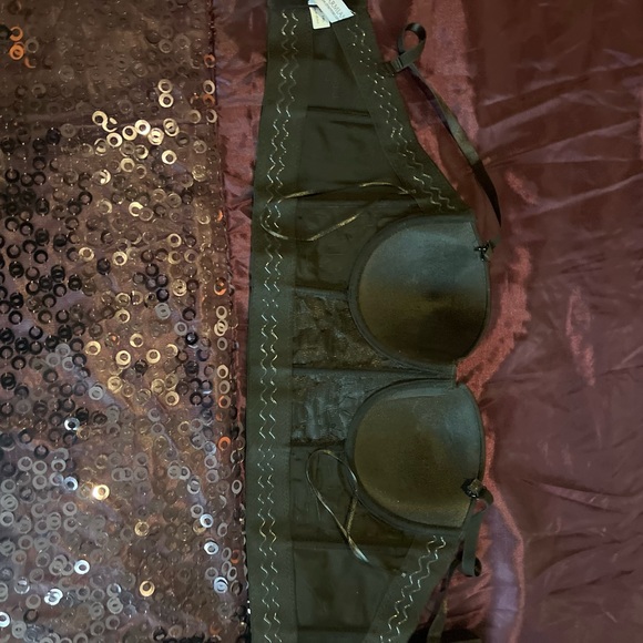 Rhinestone Charmian Bra-top like new, only used once - Picture 5 of 8